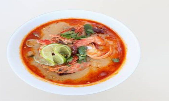 Thick Tom Yum Tiger Prawn Soup (GF)