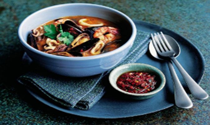 Basil Seafood (Prawns Squid and NZ Mussels)