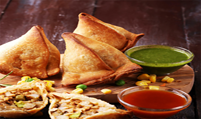 Vegetable Samosa (2) (V)