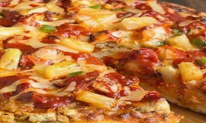 Chicken Hawaiian Traditional Pizza
