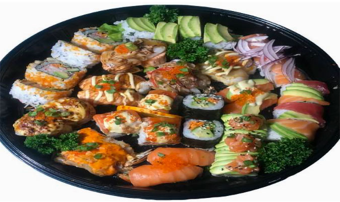 Orient Indulgence Platter. NB Platters require 2 hours notice