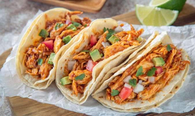 CHICKEN TACOS