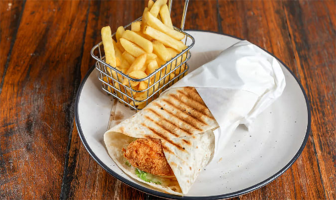 Southern Fried Chicken Wrap