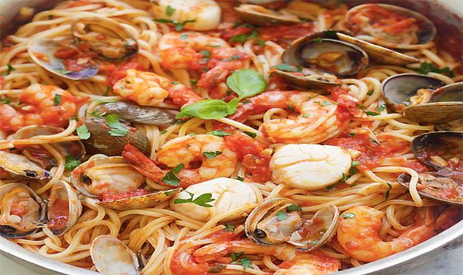 Spaghetti Seafood Pasta