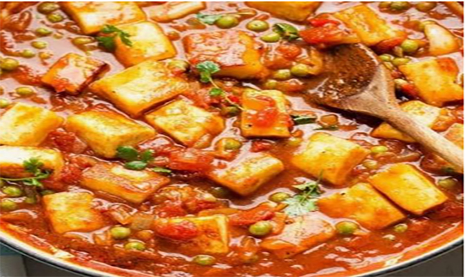 Matar Paneer
