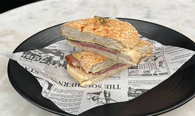 Toasted Smoked Salmon Bagel