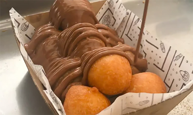 Nutella Lokmas (Greek Donuts)