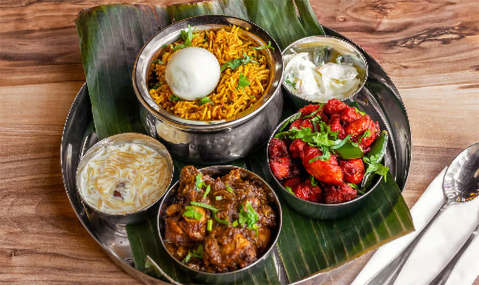 Chettinad Lamb Thali
