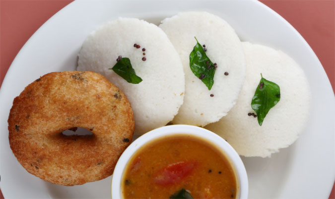 3pcs Idly And Vada