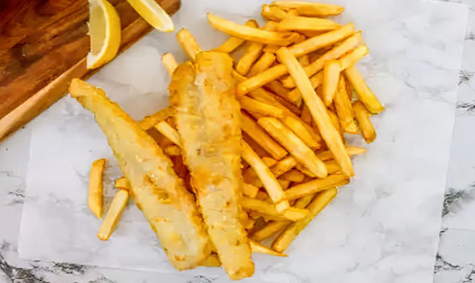 Fish & Chips 4 piece Special