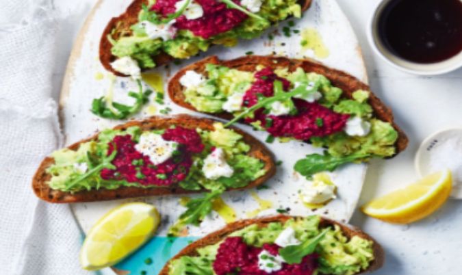 Avo Beetroot Toast