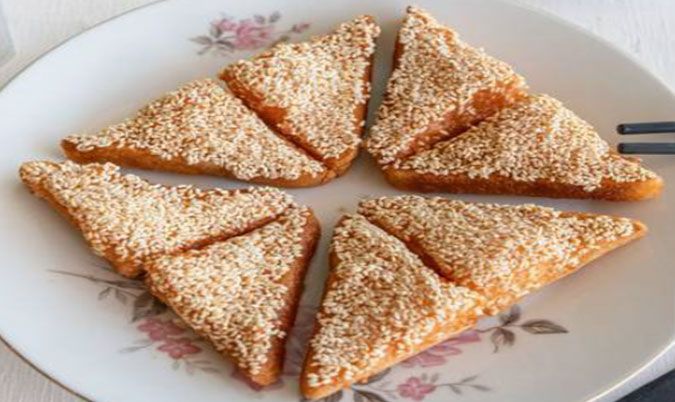 Prawn Mashed Toast with Sesame Seeds