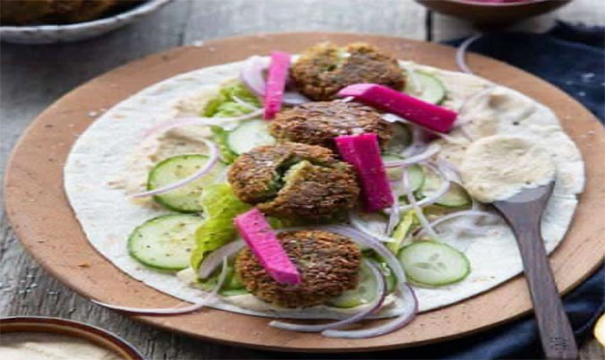 Falafel Kebab Wrap