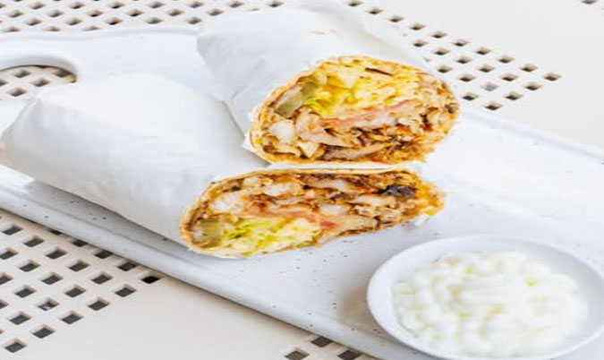 Mixed Kebab with Salad