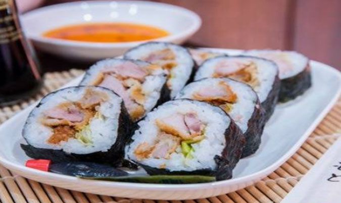 Katsu Chicken Sushi Roll