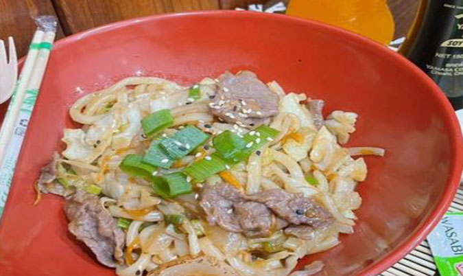 Beef Yaki Udon