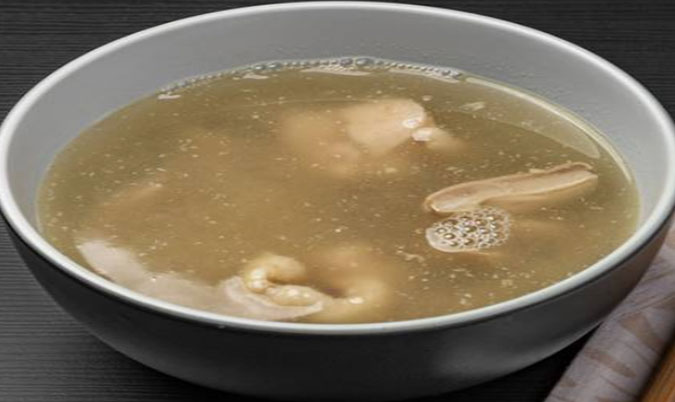 Pepper Pork Stomach Chicken Soup with Rice