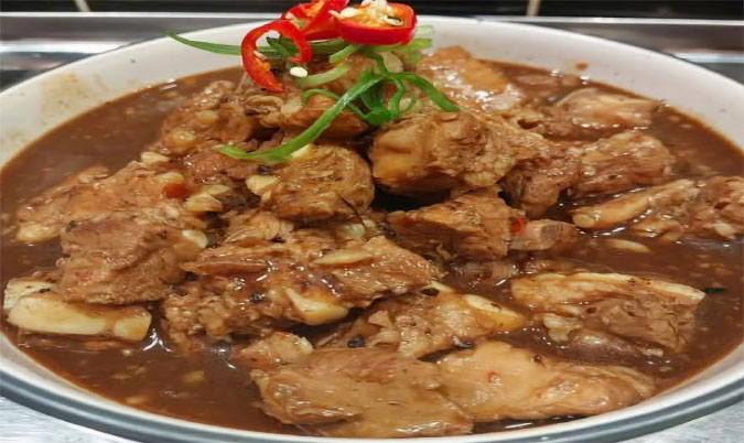 Pork Ribs with Black Bean Sauce