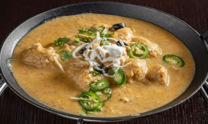 Chicken Cheese Handi