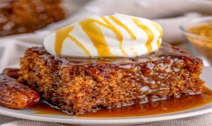 Sticky Date Pudding with Ice Cream