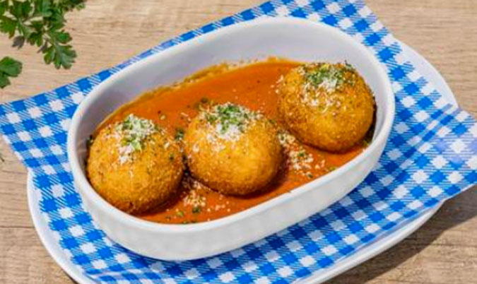 Arancini with Bolognese Sauce