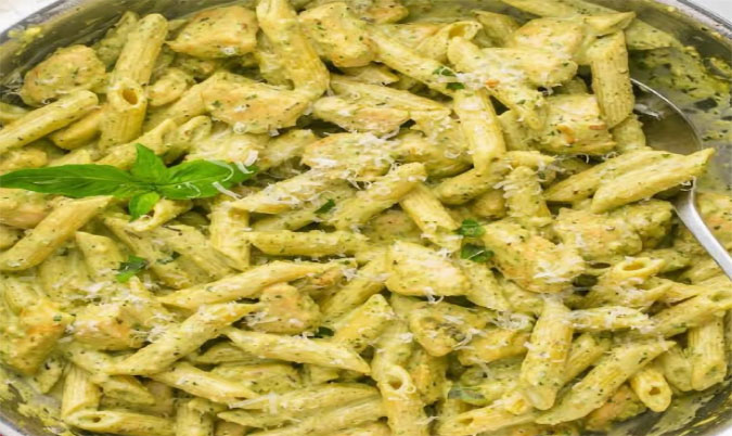 Penne Pesto Genovese style
