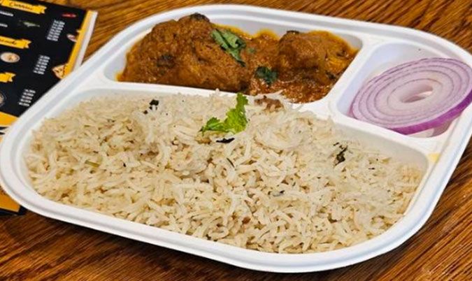 Bagara Rice (500ml ) + Chicken Curry (220 ml)