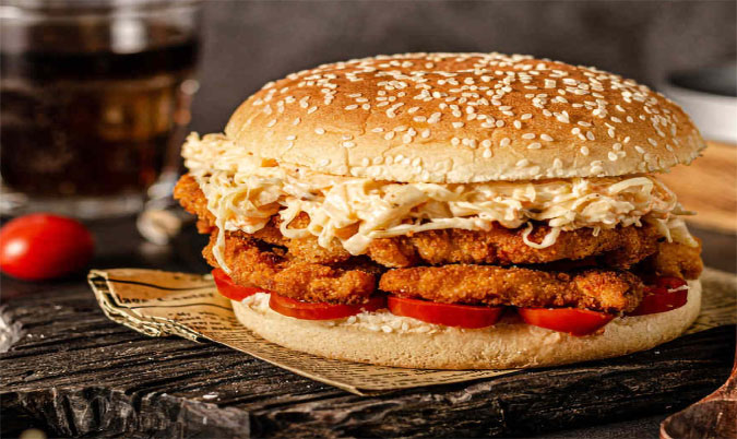 Chicken Schnitzel Burger