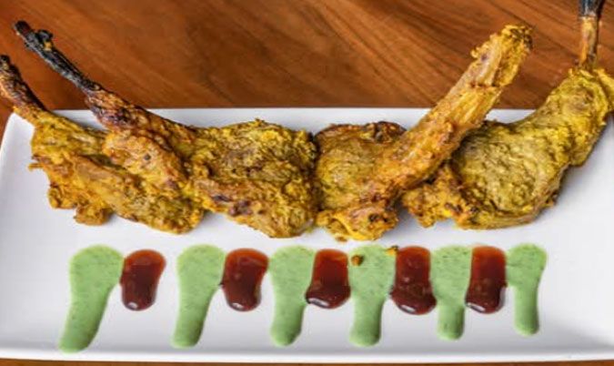 2pcs Char-grilled Lamb Chops