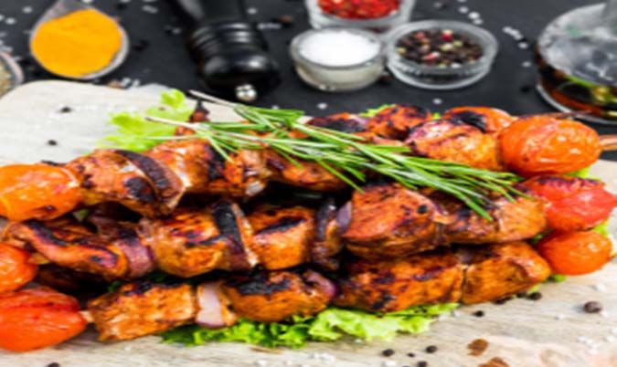 One Skewers Tikka Lamb Kebab