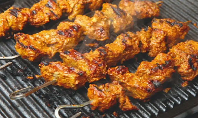 Two Skewers Tikka Lamb Kebab