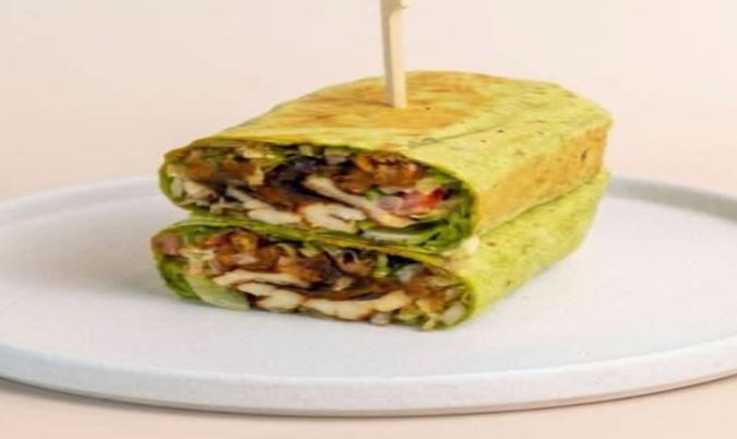 Grilled Halloumi Wrap