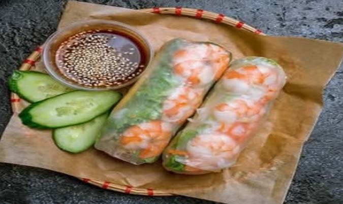 Fresh Rice Paper Rolls 2pcs
