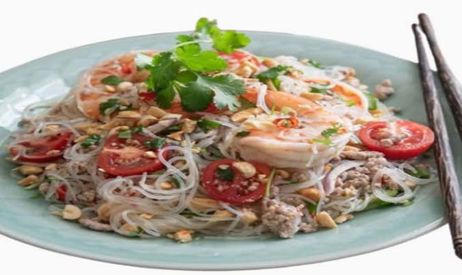 Noodles Salad (Yum Woon Sen)