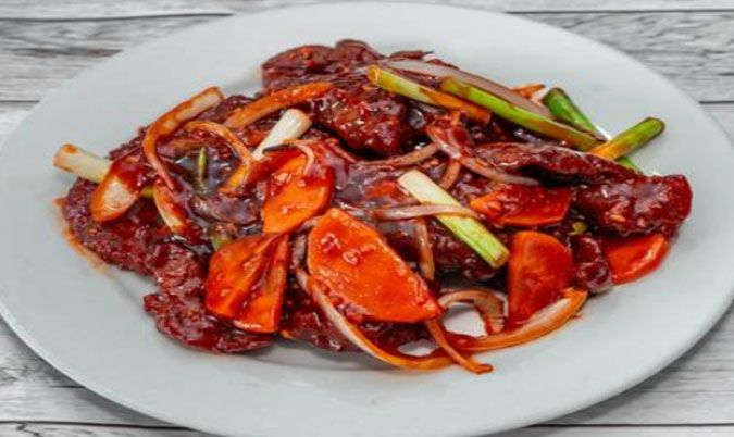 Sizzling Fillet Steak in Black Pepper Sauce