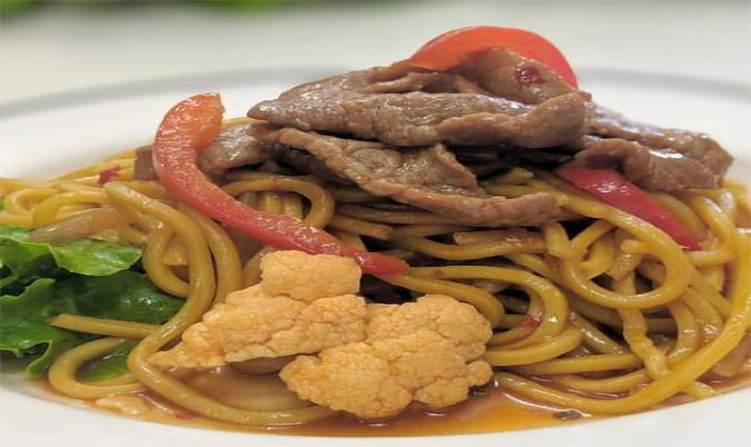 Garlic Chili Beef Noodle