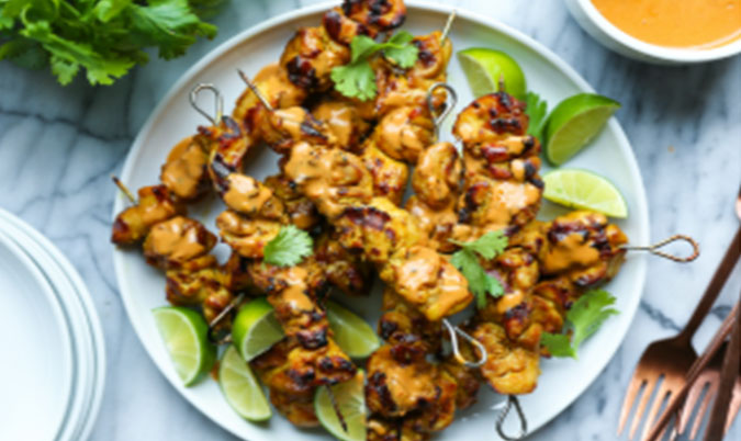 Satay Chicken.