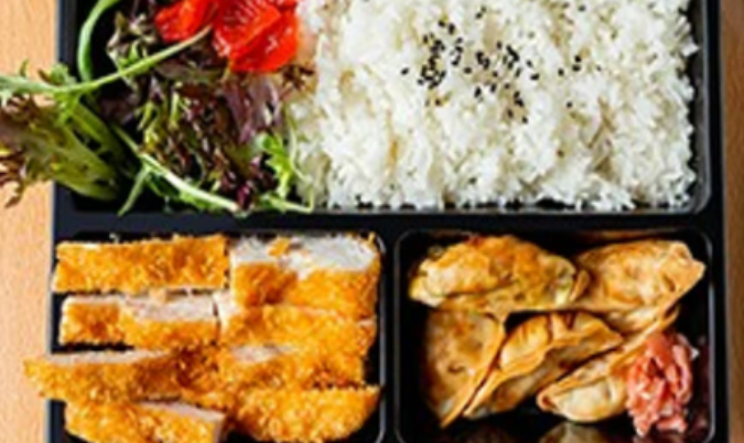 Japanese Fried Chicken and Fried Dumplings