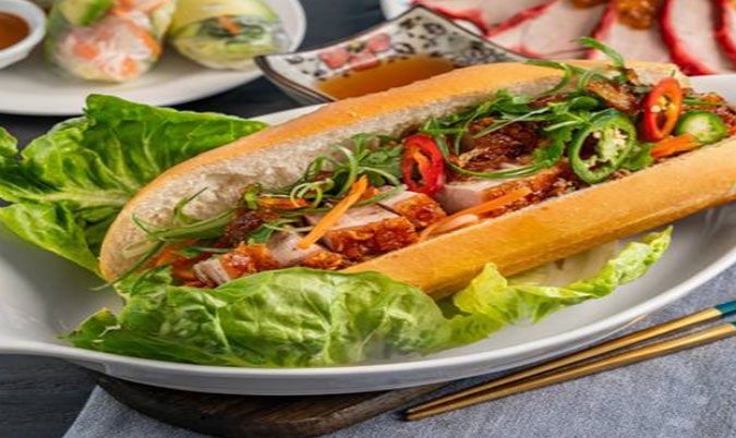 Crispy Pork Vietnamese Banh Mi