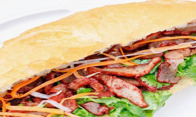 Vietnamese Char Siu Pork Banh Mi