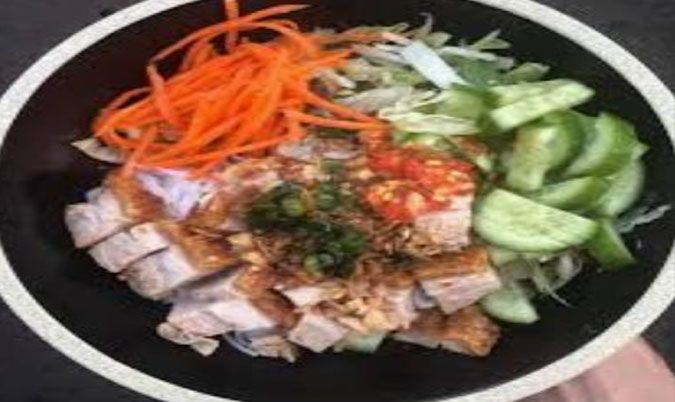Crispy Pork Vermicelli Salad Bowl