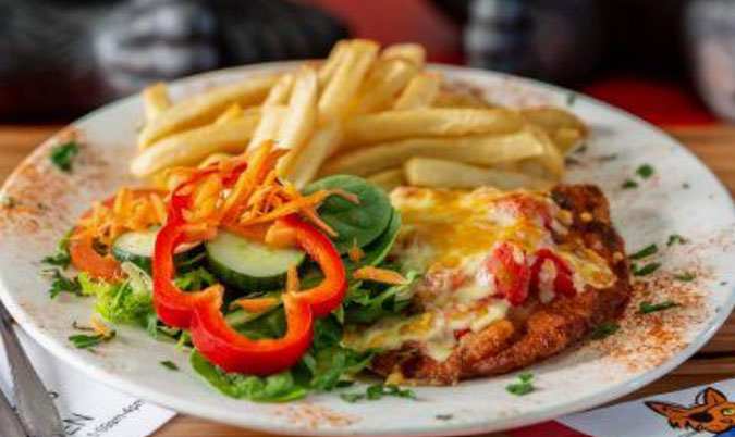 Chicken Schnitzel Parmigiana
