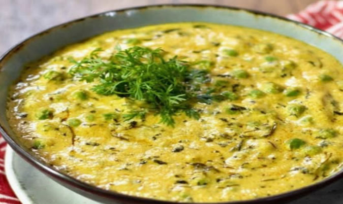Matar Malai Methi