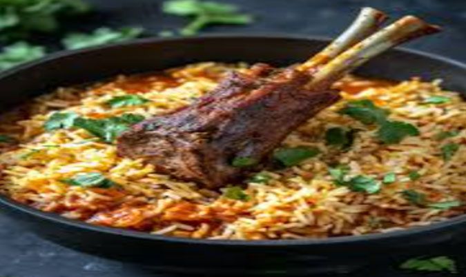Lamb Navabi with Steam Rice