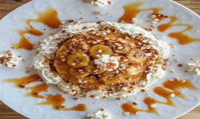 Caramel Banana Pancakes