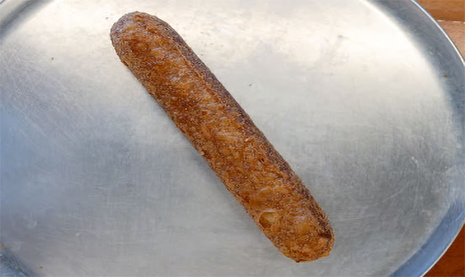 Battered Sav Cheese Bacon