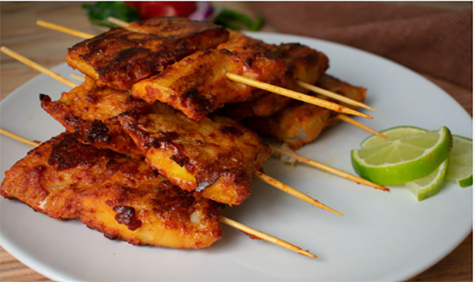 Tandoori fish tikka