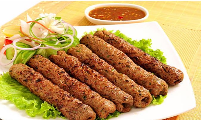 Lamb seekh kebab