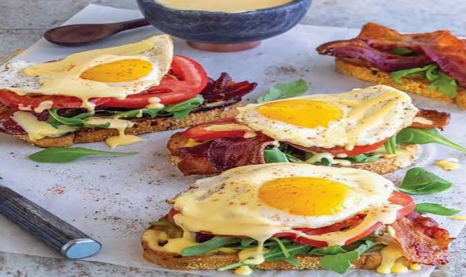 Egg Benedict Sandwich