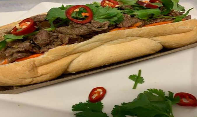Lemongrass Beef Banh Mi